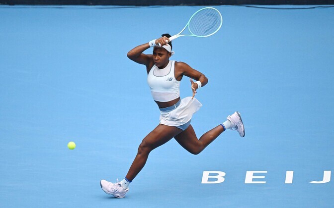 Gauff jõudis Pekingis kolmandat aastat järjest nelja parema sekka | Tennis