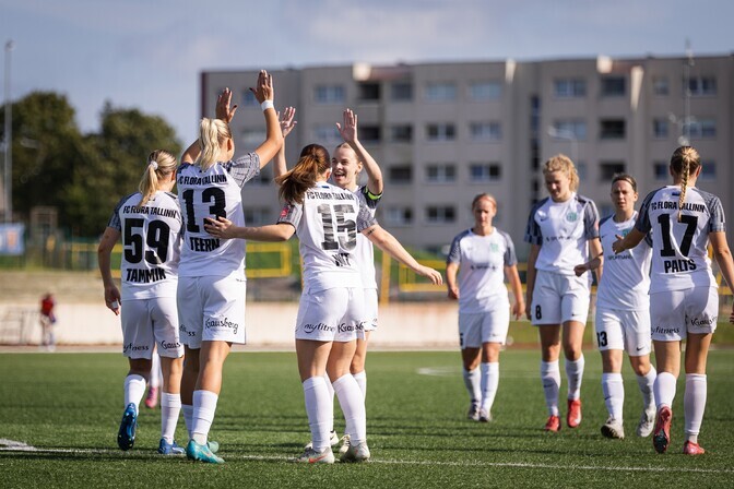 Flora kindlustas kaheksanda järjestikuse meistritiitli | Jalgpall
