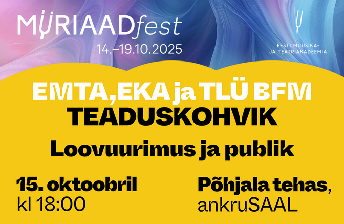 Otse kell 18: teaduskohvik "Loovuurimus ja publik" | Kultuur