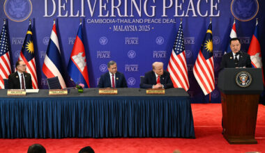 Tai ja Kambodža sõlmisid Trumpi silme all rahulepingu | Välismaa