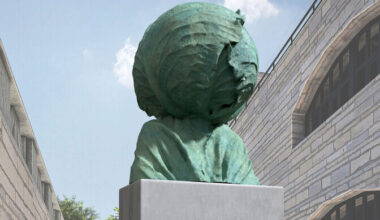 Rahvusraamatukogu sisehoovi kunstikonkursi võitis monument lugemisele | Kunst