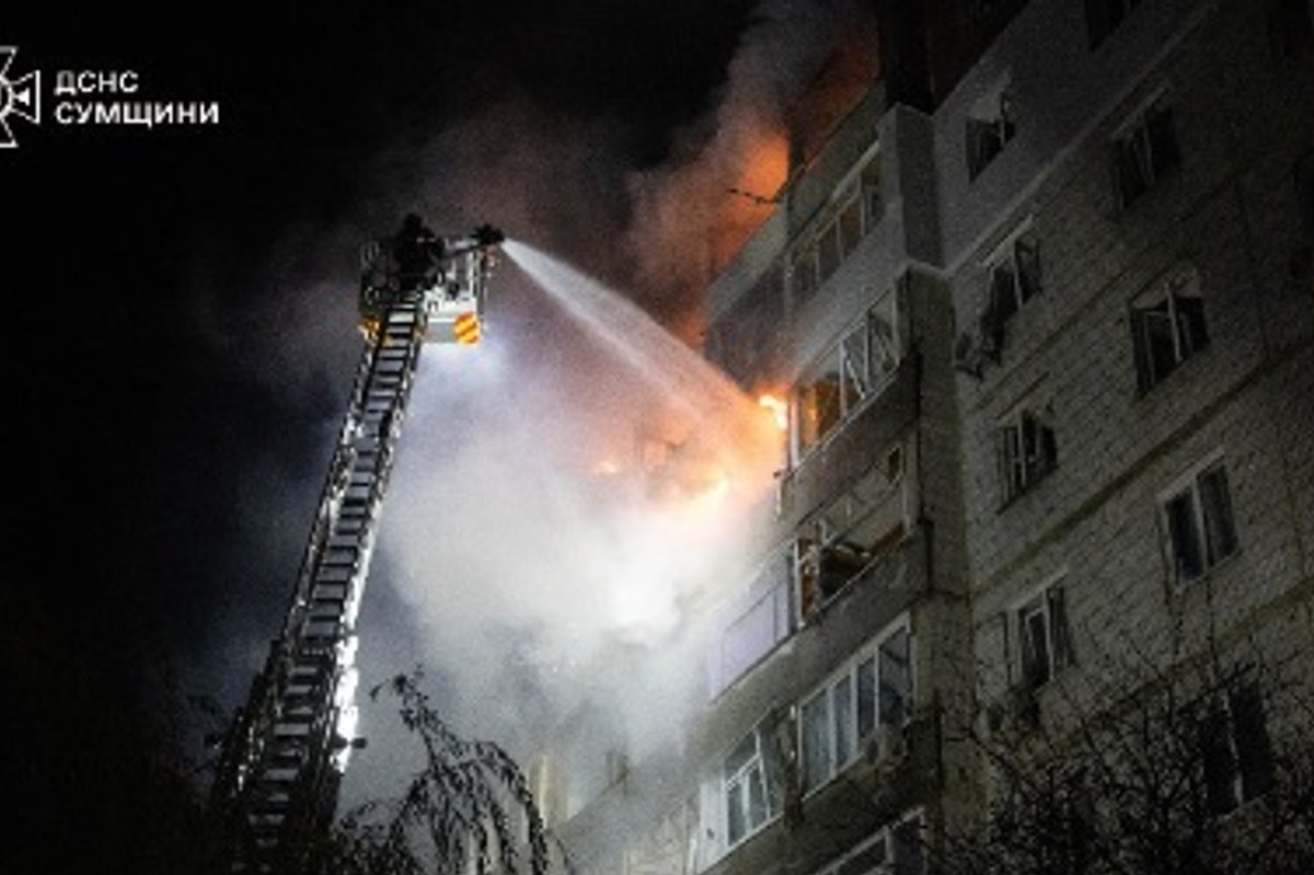 Ukrainas Sumõs sai Vene droonirünnaku tõttu kannatada 11 inimest