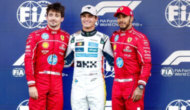 Mehhiko GP kvalifikatsiooni võitis Norris, Hamilton murdis esimest korda Ferrariga esikolmikusse