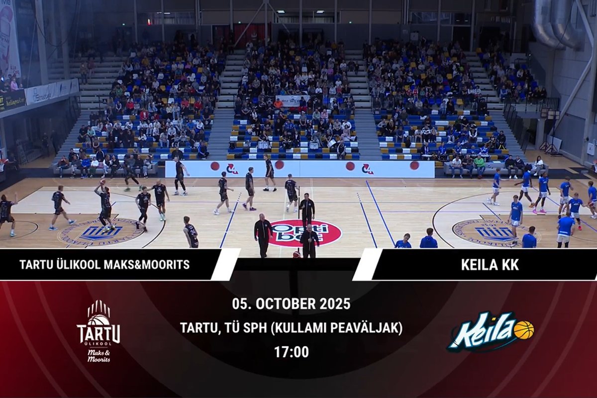 TÄISPIKKUSES | Vaata uuesti Tartu Ülikool Maks & Moorits - Keila KK kohtumist! - Delfi Sport
