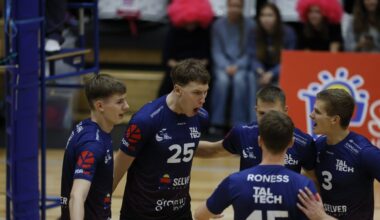 OTSE DELFI TV-s | Pärnu Võrkpalliklubi haaras kodus Selver x TalTechi vastu eduseisu