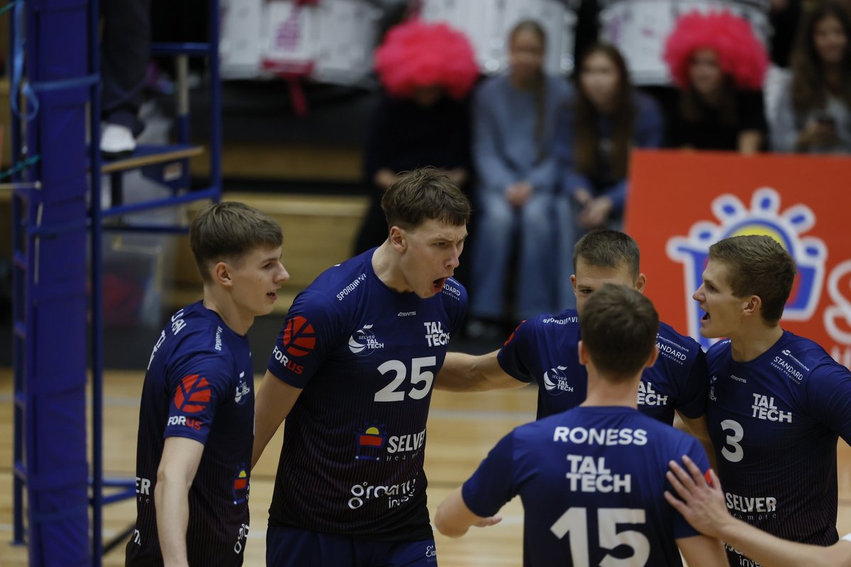 OTSE DELFI TV-s | Pärnu Võrkpalliklubi haaras kodus Selver x TalTechi vastu eduseisu