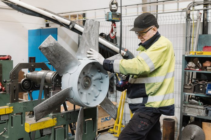 ABB tuulegeneraatorite hoolduskeskus.