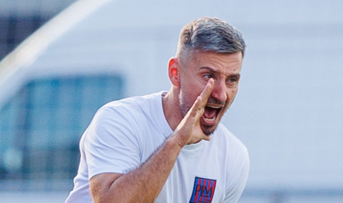 Paide Linnameeskonna peatreener Vladimir Vassiljev oli lõpuvile järel silmnähtavalt pettunud
