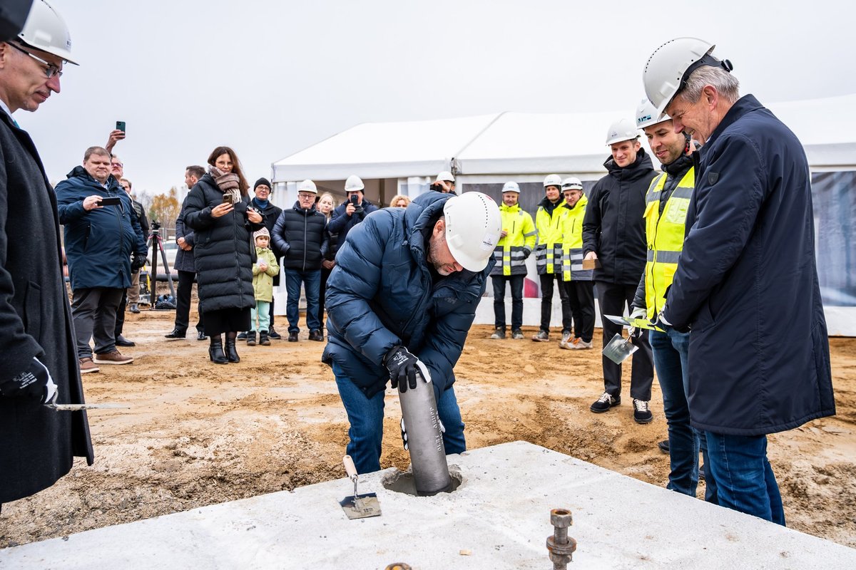 Kohilas pandi nurgakivi piirkonnas ainulaadse valukoja uuele tehasele