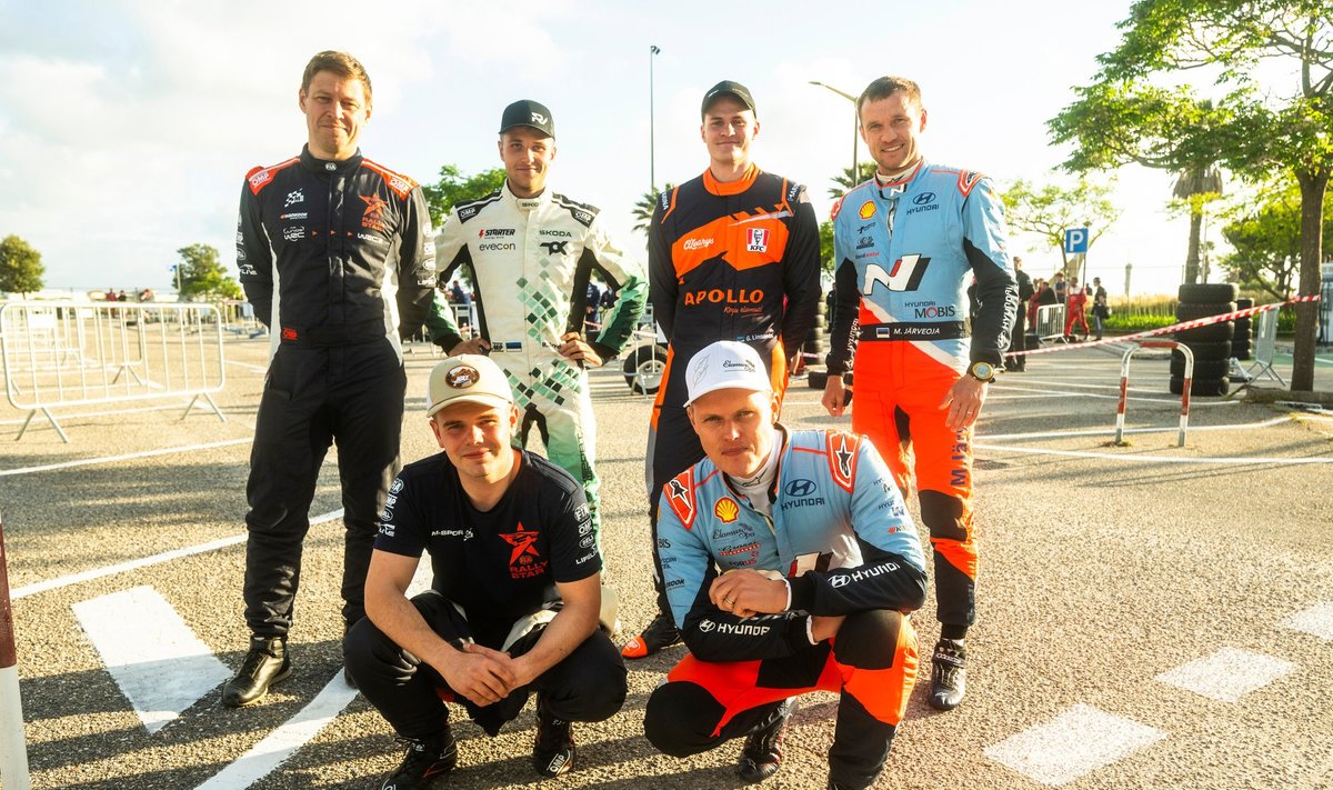 Kui aastaid on WRC kõrgeimas klassis eestlasi esindanud Ott Tänak ja Martin Järveoja, siis tuleva aasta Rally Estonial saab võimaluse ka üks noorsõitja. Kandidaadid on Robert Virves ja Georg Linnamäe (vasakult teine ja kolmas) ning Romet Jürgenson (alumisest reast vasakult esimene).