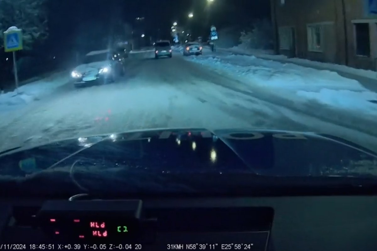 VIDEO | Politsei trahvis Põltsamaa juhti, ent kohus nägi asja teisiti — vaata „ohtlikku sõitu“ ise!