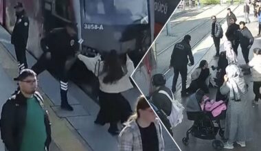 VIDEO | Hirmutavad kaadrid! Valvekaamera jäädvustas hetke, kui naine oleks peaaegu trammi alla jäänud