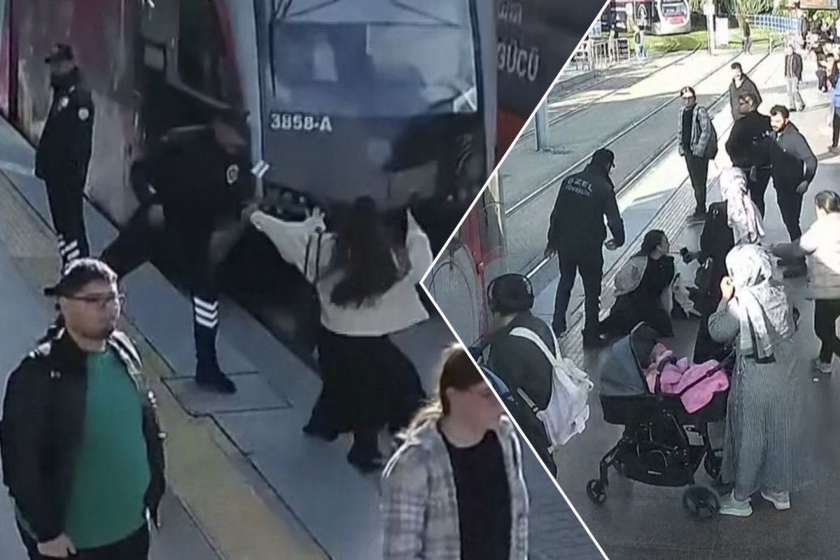 VIDEO | Hirmutavad kaadrid! Valvekaamera jäädvustas hetke, kui naine oleks peaaegu trammi alla jäänud