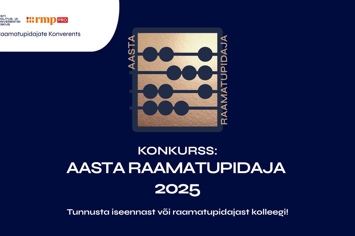 Kandideeri konkursile „Aasta raamatupidaja 2025“ – tunnusta iseennast või oma kolleegi!