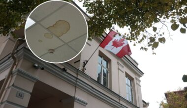 Ülakorruse naaber uputab Kanada saatkonna tööruume, hävinenud on nii dokumendid kui ka mööbel