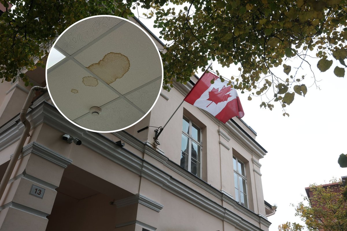 Ülakorruse naaber uputab Kanada saatkonna tööruume, hävinenud on nii dokumendid kui ka mööbel