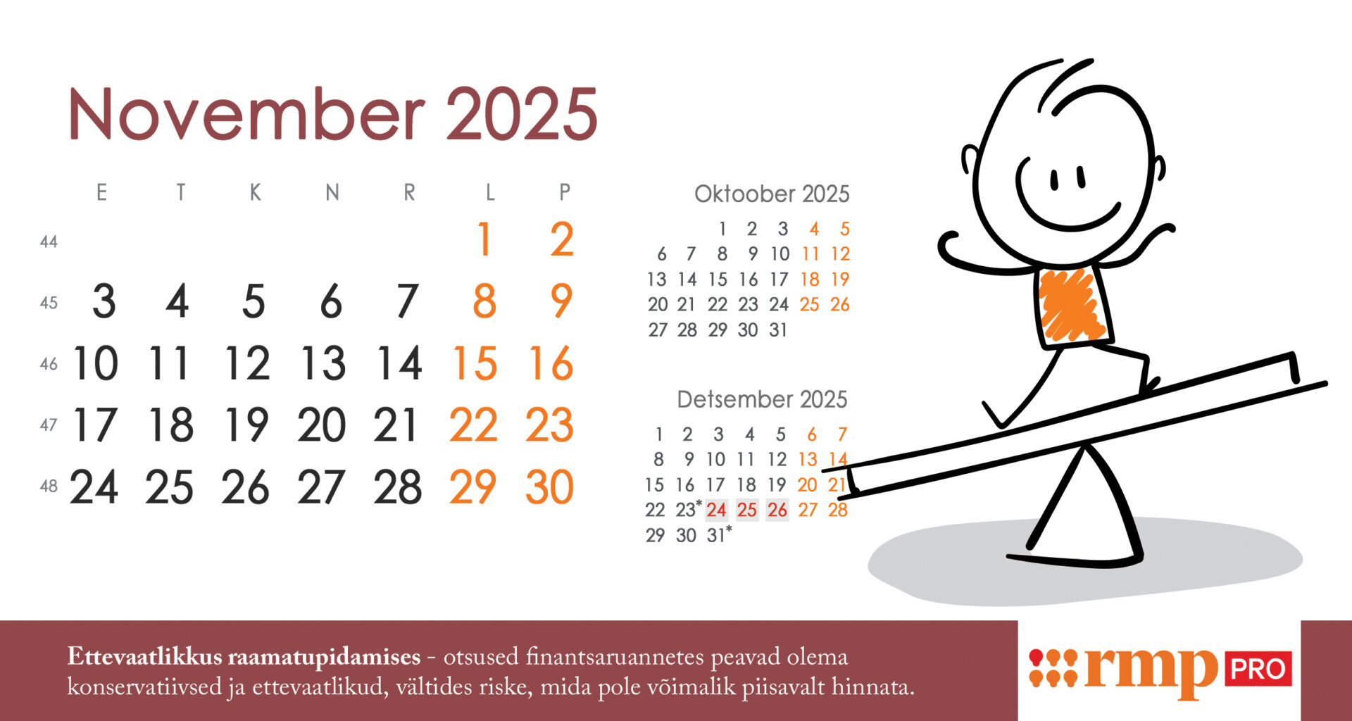 RMP maksuskoop 27. oktoober-2. november