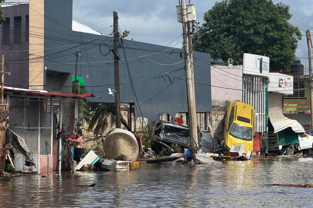 Tugeva vihma poolt põhjustatud üleujutused nõudsid Mehhikos vähemalt 27 inimelu
