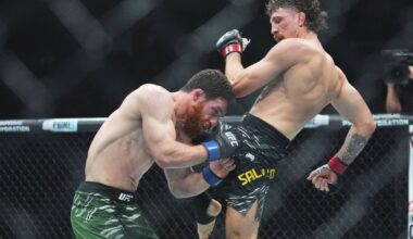 „Nagu oleksin mõrva vaadanud.“ UFC võitlusõhtul nähti ülivõimsat jalaga nokauti