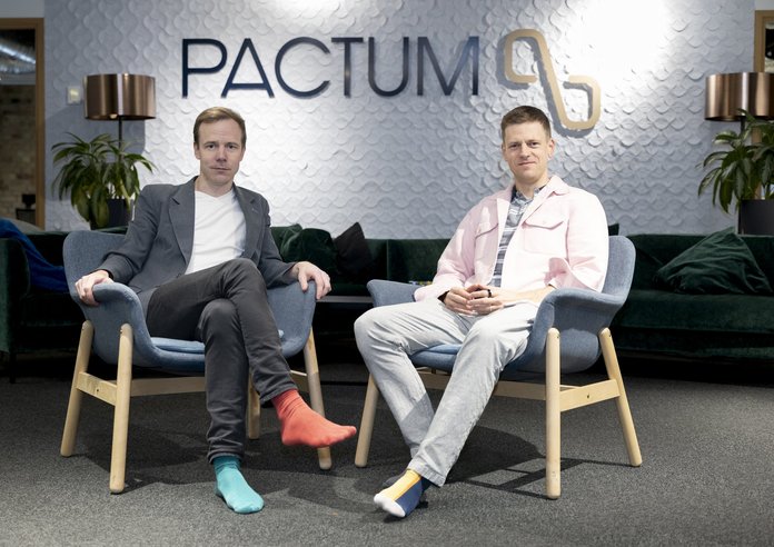 Pactum AI asutajad Kristjan Korjus ja Kaspar Korjus.