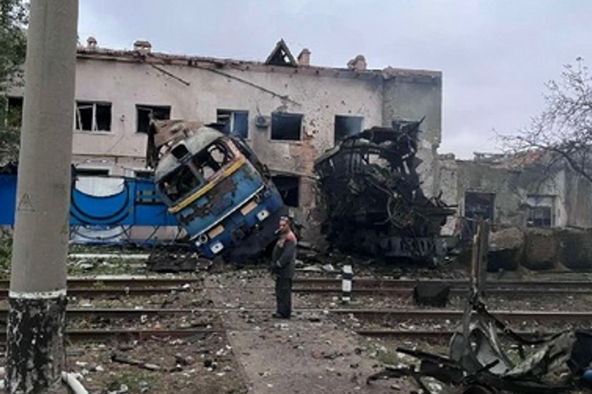 Venemaa ründas Ukrainas raudteed. Viga sai vedurijuht ja liiklus peatus