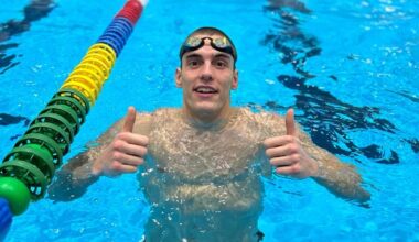 Ralf Tribuntsov tuli ujumise MK-etapil Eesti rekordiga kolmandaks