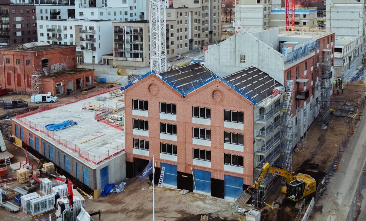 INHUS on Munksjönis ehitanud juba ligikaudu 900 korterit