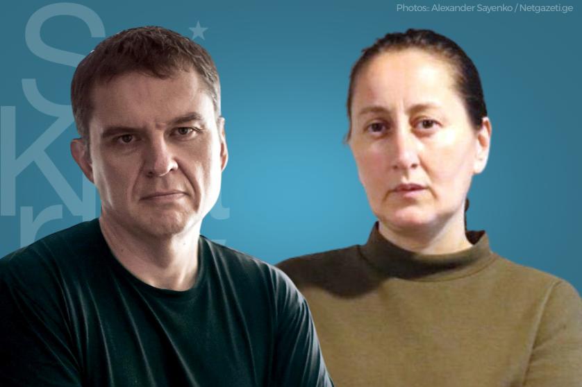 Andrzej Poczobut ja Mzia Amaglobeli