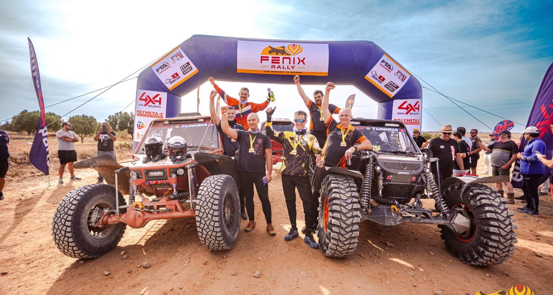 Hardo Mere / Joonas Oja saavutasid Tuneesia maratonrallil kolmanda koha, teised eestlased esikümnes