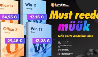 Haruldane pakkumine | Win 11 Pro vaid 10,92 euroga! Suurendage tootlikkust musta reede pakkumisega!