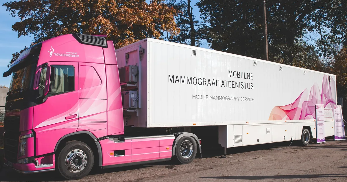 Mammograafiabuss seab end sisse Pärnu kesklinnas