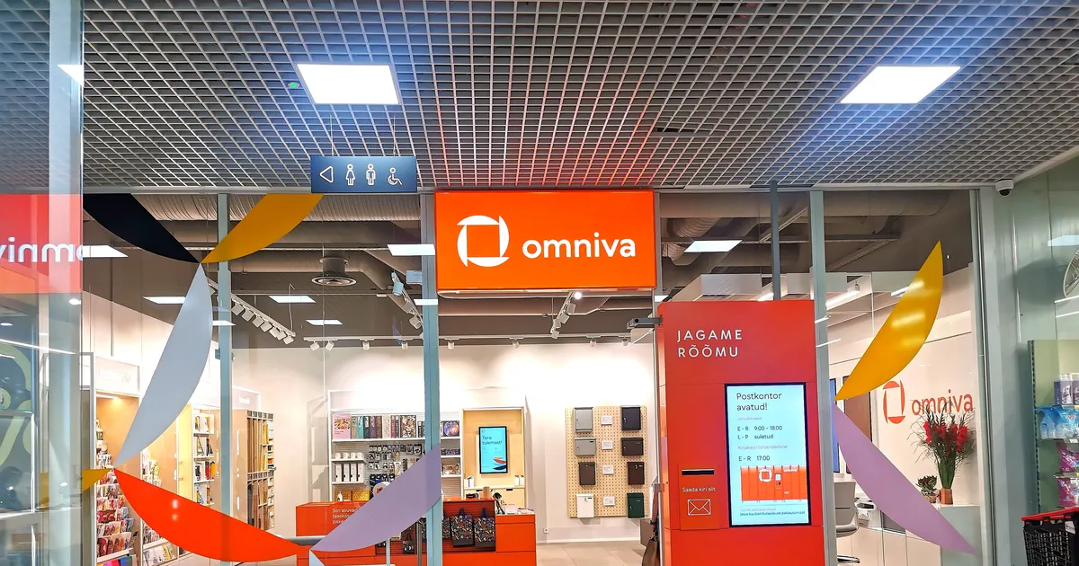 Omniva uue aasta plaan: vähem postkontoreid, rohkem pakiautomaate