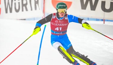 Tormis Laine katkestas esimesel laskumisel