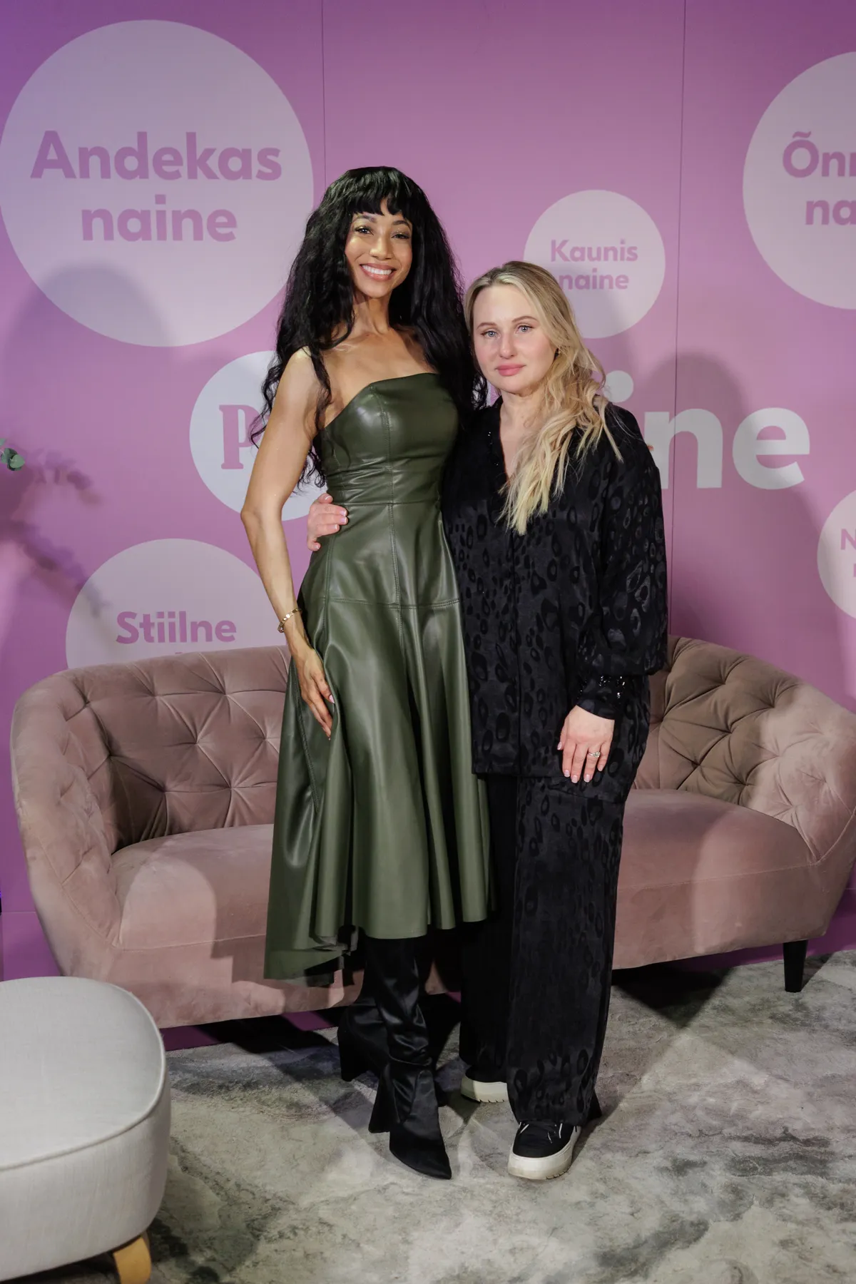 USA modell Raquel Richardson ja moelooja Sibille Maask.