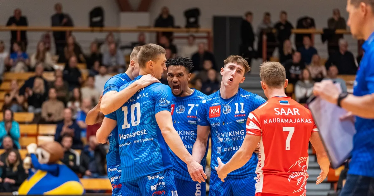 Pärnu võrkpalliklubi tuuseldas Balti liiga liidrit ja tõusis ise tabeli tippu