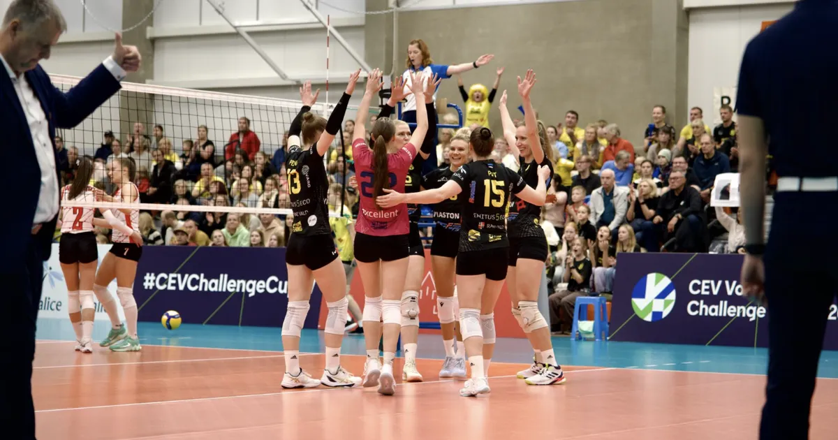 Rae võrkpallinaiskond alustas ajaloolist euroteekonda võidukalt
