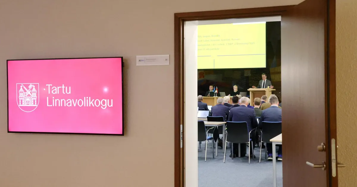 Tartu volikogu saab koguneda tõenäoliselt novembri lõpus