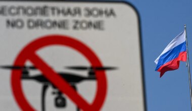 Droon heitis värvi Vene kaubandusesinduse villale Rootsis