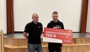 Järvamaa Kutsehariduskeskuse õpilane pälvis Amservi stipendiumi