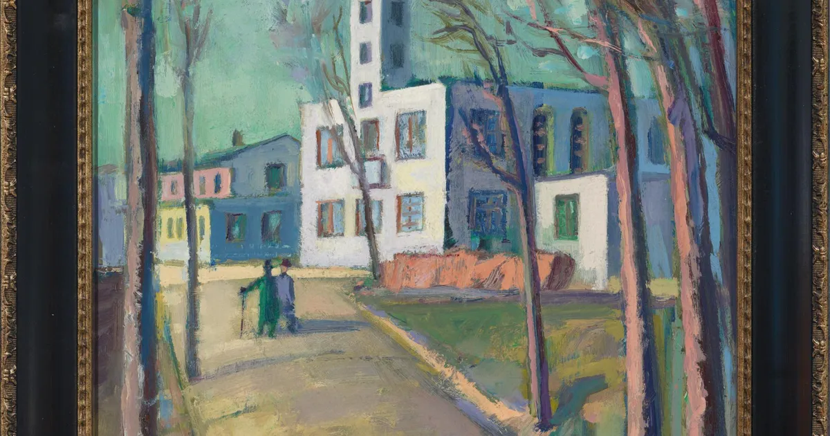 Viljandi raekoja ajalooline vaade tuleb oksjonile