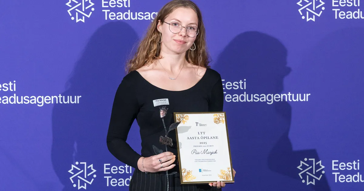 Gümnasist pälvis teaduse populariseerimise eest auhinna