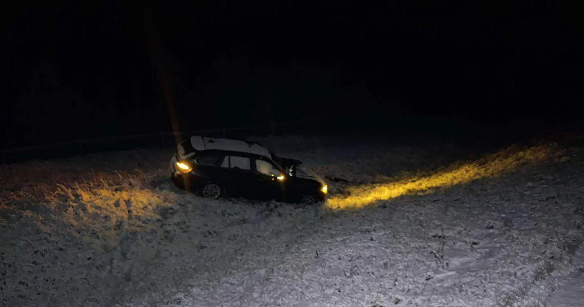 PIMEDUS JA LIBEDUS ⟩ Tallinna-Tartu maanteel põrutas auto kraavi - Järva Teataja