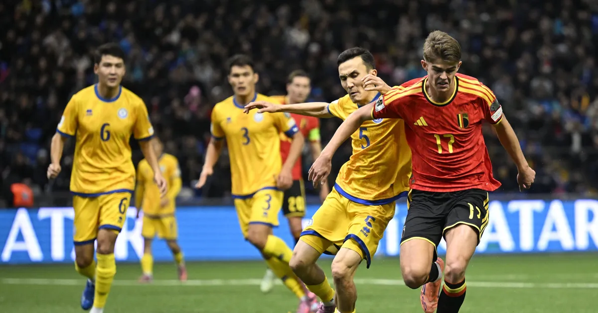 Belgia ei suutnud vähemusse jäänud Kasahstani vastu MM-piletit kindlustada