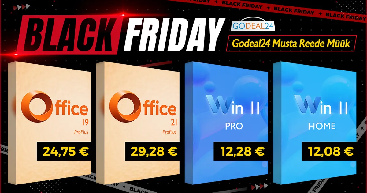 Haarake Windows 11 vaid 12.28 € ja Office 2021 ainult 29.28 € eest Godeal24 poest!