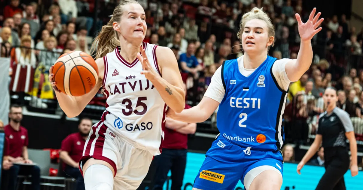 Eesti korvpallinaiskond käis Läti saunas