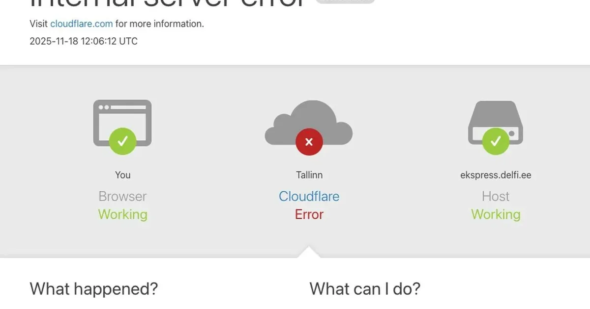 TEHNOLOOGIAJUHT SELGITAB ⟩ Miks Postimees töötas, kui muu veeb oli maas?