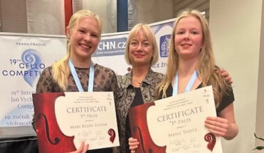 Elleri kooli tšelloõpilased mängisid hiilgavalt Prahas konkursil