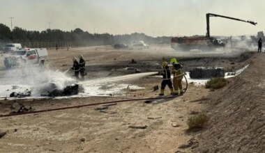 VIDEO ⟩ India hävitaja kukkus Dubai lennundusnäitusel alla