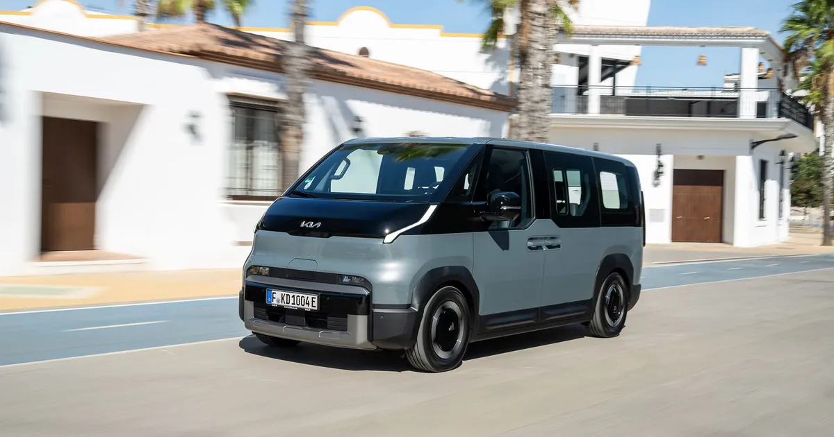 Kia esimene täiselektriline PV5 sai aasta kaubiku tiitli