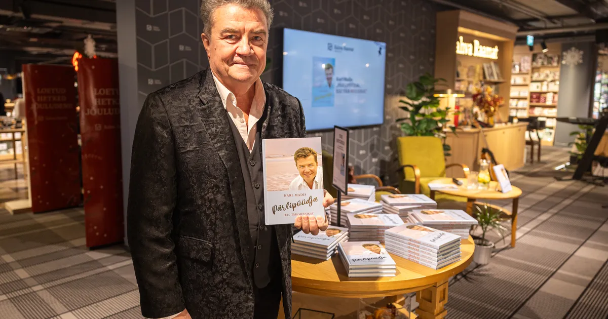 GALERII ⟩ Pisike fänn esireas! Karl Madis esitles Viru Keskuses oma elulooraamatut - Elu24